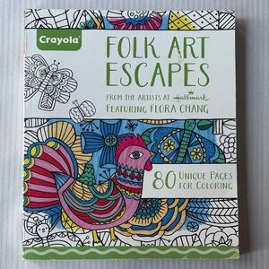 Crayola Folk Art Escapes 80 Pages